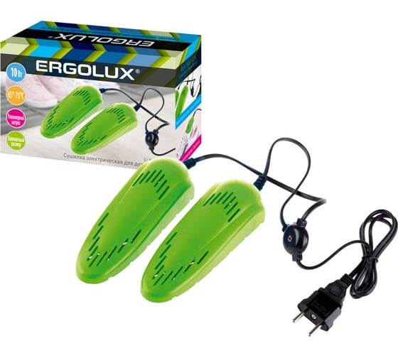 Салатовая электрическая сушилка для детской обуви ERGOLUX ELX-SD01-C16 13979
