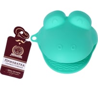 Термостойкая силиконовая прихватка MARMITON Лягушка, Корова, Собака, Петушок, 10,5х10 см 16076