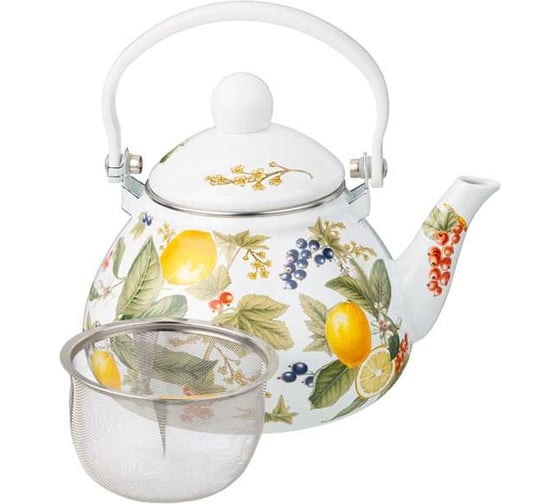 Эмалированный чайник Agness серия Фруктовая корзина 934-585