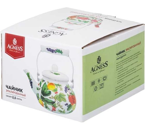 Эмалированный чайник Agness 934-586