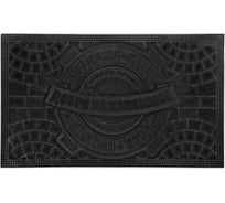 Придверный Коврик VORTEX Приветствие 45*75 см, черный, 10 20087