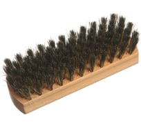 Щетка для обуви YOZHIK натуральная щетина, черная, размер 125x40x16 мм, 80 пучков арт. Б/021