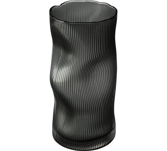 Ваза Bergenson Bjorn Crumpl 26.3 см, черная BB0000508