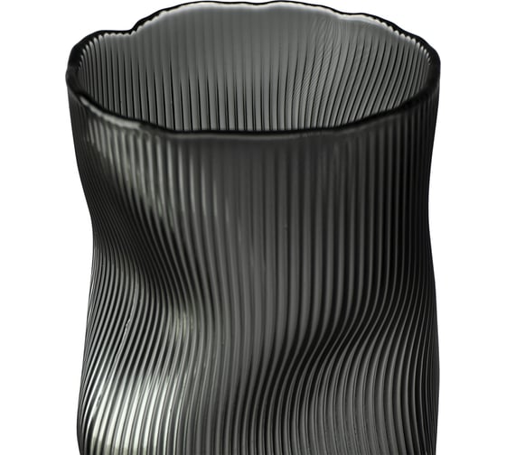 Ваза Bergenson Bjorn Crumpl 26.3 см, черная BB0000508