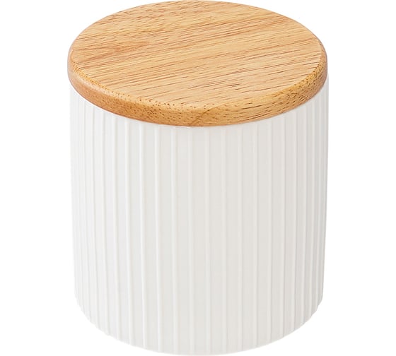 Банка для хранения с бамбуковой крышкой Liberty Jones Soft Ripples, Dual Glazing, 750 мл LJ000019