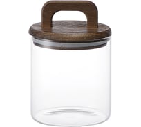 Стеклянная банка для хранения с крышкой из акации Liberty Jones Hanle 750 мл LJ0000114