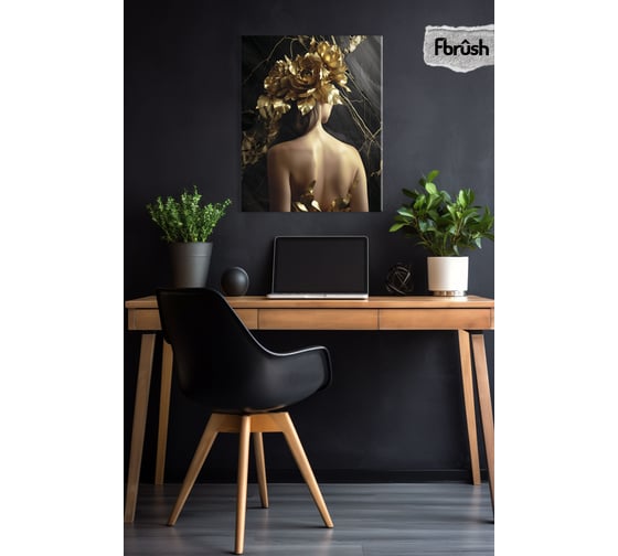 Картина Fbrush Роскошное золото 1 40х50 см kt45-14260