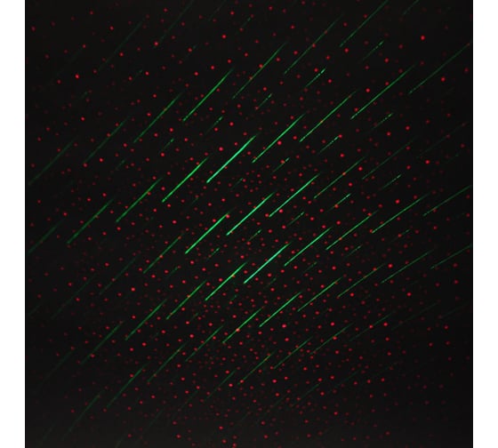 Laser-проектор ЭРА ENIOP01 Метеоритный дождь, мультирежим, 2 цвета, 220V Б0041642