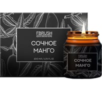 Соевая свеча Fbrush BLACK AROMA HOME Сочное манго 200 мл SSB200-4