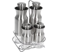 Набор для масла и специй BRADEX TAC, 5 предметов, серебряный TK 0332