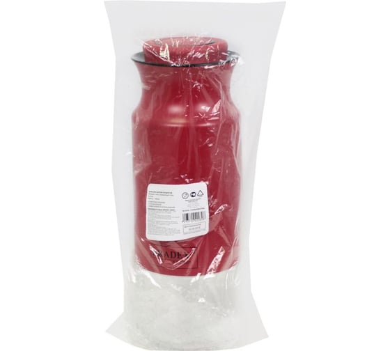 Банка для сыпучих продуктов BRADEX красная, 1400мл TK 0375