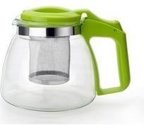 Заварочный чайник Appetite стекло 0,9 л с фильтром зеленый YZ121