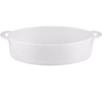 Керамическая форма appetite овальная, 27x16x6 см, белый monblan YB00027O-WH