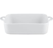 Керамическая форма appetite прямоугольная, 32,5x19x6 см, белый monblan YB00033R-WH