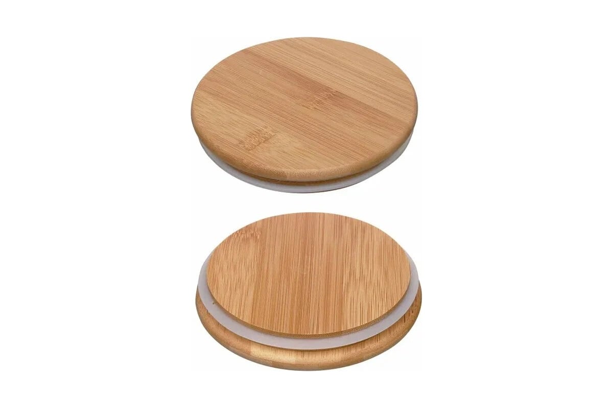 Стеклянная банка Appetite круглая 1900 мл бамбуковая крышка штаб studio ...