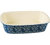 Керамическая форма appetite прямоугольная, 35,5x25,8x7,5 см, синий YR2026G-13