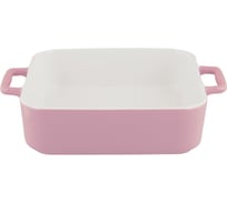 Керамическая форма appetite квадратная, 27,5x21,5x6,5 см, розовый twist YB00027S-PN