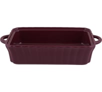 Керамическая форма appetite прямоугольная, 32,5x19x6,5 см, бордовый festival YB00033RC-BD