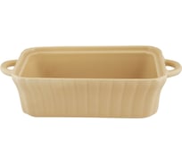 Керамическая форма appetite прямоугольная, 32,5x19x6,5 см, бежевый festival YB00033RC-BG