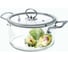 Стеклянная кастрюля appetite 2,3 л studio CRF-4 2