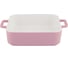 Керамическая форма appetite квадратная, 33x27x6,5 см, розовый twist YB00033S-PN 1