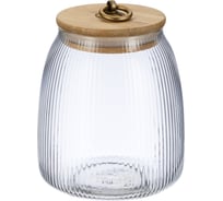 Банка Regent inox стеклянная, с бамбуковой крышкой, 950 мл, linea lantern 93-HO-LA-01-950