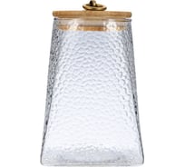 Банка Regent inox стеклянная, с крышкой, 750 мл, linea ciottolo 93-HO-CI-01-750