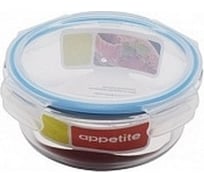 Стеклянный контейнер appetite круглый, 620 мл, синий SL620CB