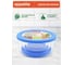 Набор стеклянных контейнеров appetite круглый, 3 предмета, голубой SL3RB 5