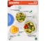 Набор стеклянных контейнеров appetite круглый, 3 предмета, голубой SL3RB 7
