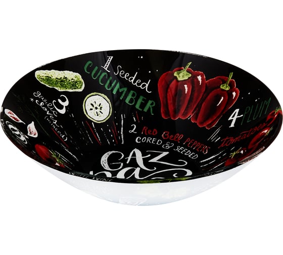 Набор салатников appetite стекло, 3 предмета, gazpacho ST-05-GZ