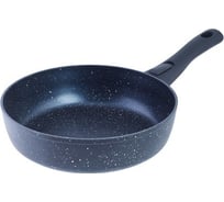 Сковорода с антипригарным покрытием appetite глубокая, 28 см, съемная ручка, black stone BL2281