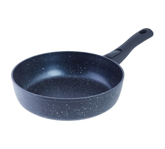 Сковорода с антипригарным покрытием appetite глубокая, 28 см, съемная ручка, black stone BL2281