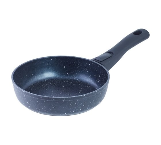 Сковорода с антипригарным покрытием appetite глубокая, 20 см, съемная ручка, black stone BL2201