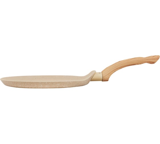 Блинница с антипригарным покрытием appetite 22 см, cream stone CR6221