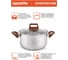 Кастрюля appetite donna нержавеющая сталь, 5.9 л HU15593 5