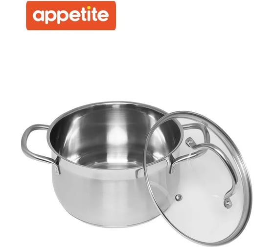 Кастрюля appetite victoria нержавеющая сталь, 1.8 л SH13183
