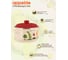 Эмалированная кастрюля appetite коническая, веселые овощи, 5.5 л 550003652 5