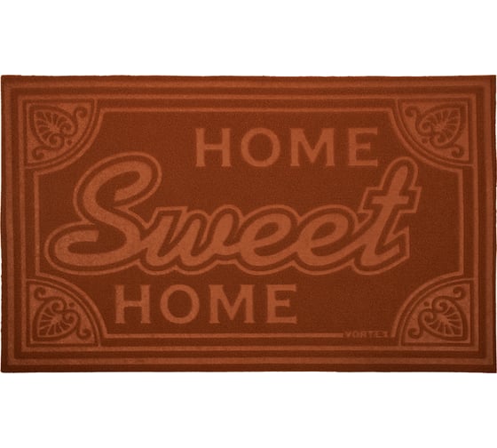 Придверный коврик VORTEX COMFORT 45х75 см, Home Sweet Home 22378