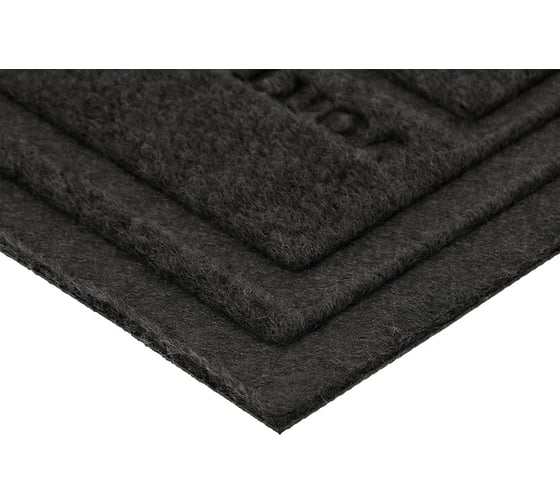 Придверный коврик VORTEX COMFORT 40х60 см, Не забудь серый 22381