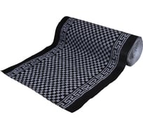 Влаговпитывающий коврик VORTEX Siesta 100х1500 см, без подложки, черно-серый 24082