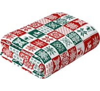 Покрывало-плед Guten Morgen флис, Новогоднее чудо 130x150 см ПФл-НЧ-130-150