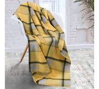 Покрывало-плед Guten Morgen флис, Абердин 130x150 см ПФАбер-130-150