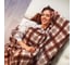 Покрывало-плед Guten Morgen флис, Грильяж клетка, цвет: коричневый 130x150 см 77302/ПФгр-130-150 7