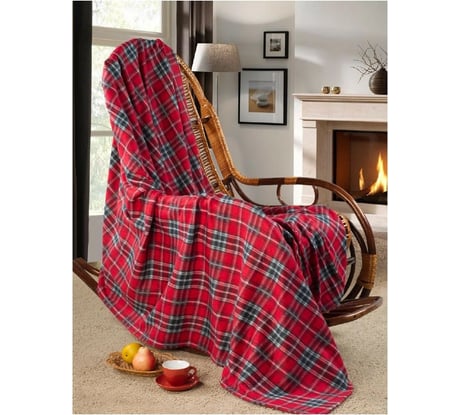 Покрывало-плед Guten Morgen флис, Дальняя дорога 130x150 см ПФ-дор-130-150