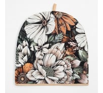 Грелка на чайник Этель Meadow flower 28x28 см, 100% хлопок, саржа 190 г/м2 7560473