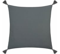 Декоративная наволочка Этель сканди 45х45 см, серый, 100% п/э 9656450