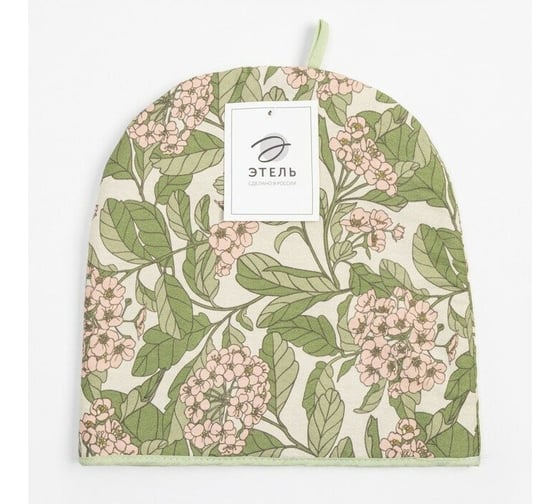 Грелка на чайник Этель Spring garden 28x28 см, 100% хлопок, 190 г/м2 7560428