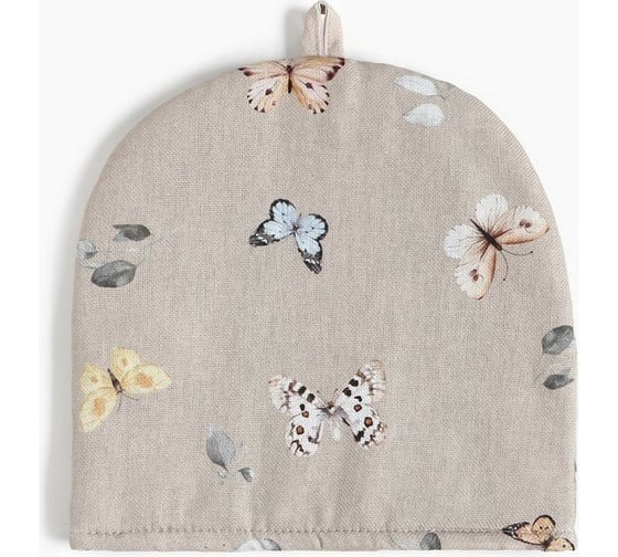 Грелка Этель Butterflies 28x28 см, 100% хлопок, рогожка 186 г/м2 9590607 1