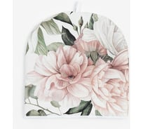 Грелка на чайник Этель Пионы 28x28 см, 100% хлопок, 190 г/м2 5376625